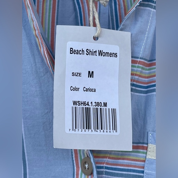 Amundsen Sports Beach Shirt dress size medium in carioca print color medium - Picture 12 of 17